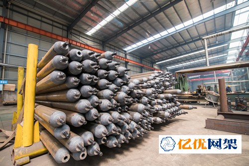 北流网架抛丸车间